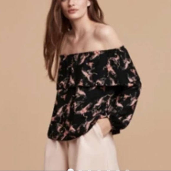 Wilfred Aritzia Morel Butterfly Off the Shoulder Top Size XS - Picture 2 of 10